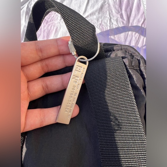 Mini Ralph Lauren Square All Black Backpack - Picture 4 of 7